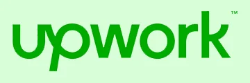 Upwork Logo with Green Background
