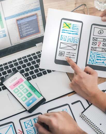 People are discussing about wireframes