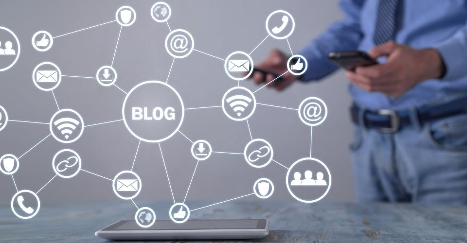 a couple of connections are developed among the social networds and blogs