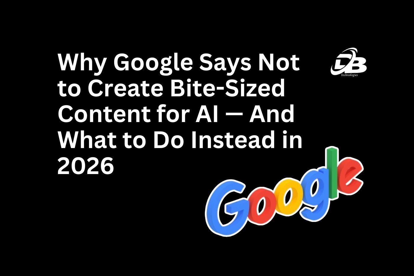 Google content chunking SEO guidance